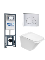 Комплект инсталляции с унитазом Weltwasser MARBERG 410 + ROTBACH 004 GL-WT + MAR 410 RD-CR