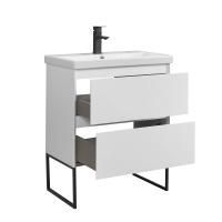 Тумба под умывальник Belux напольная Турин 70-02 Белый матовый