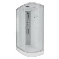 Душевая кабина Niagara Eco E120/80/13L/MT (120х80х215) низкий поддон(13см),стекло матовое,3 места