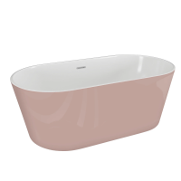 Ванна акриловая Polimat UZO 160x80 отдельностоящая, розовый
