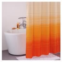 Шторка для ванной IDDIS Horizon Orange 200x200 Оранжевая
