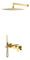 Душевая система Boheme Qubic Shinny Gold, 474-G