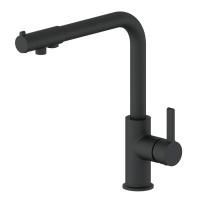 Смеситель для кухни c подключением фильтра WONZON & WOGHAND, Черный матовый (WW-88458008-MB)