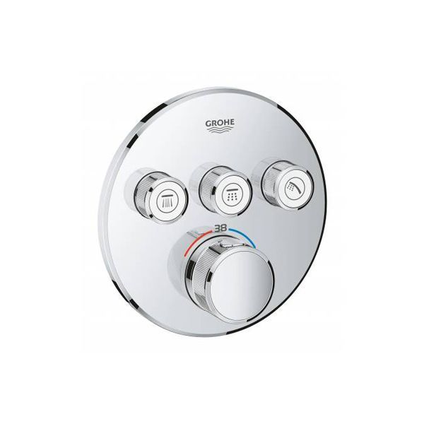 Смеситель скрытого монтажа Grohe Grohtherm SmartControl 29121000 (хром)