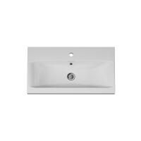 M90WCC0752WG GEM, Раковина мебельная AM.PM, керамическая, 75 см, встроенная, цвет: белый, глянец