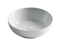 Умывальник чаша накладная круглая Ceramicanova Element 370*370*110мм, Белый, CN6020