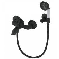 Смеситель для ванны с душем WONZON & WOGHAND, Черный матовый (WW-88639008-MB)