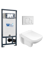 Комплект инсталляции с унитазом Weltwasser MARBERG 507 + KEHLBACH 004 GL-WT + MAR 507 SE GL-WT