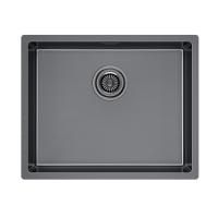 Мойка Paulmark LASSAN 54 UNI LA54-GM 540х440х200 мм, нержавеющая сталь, вороненая сталь
