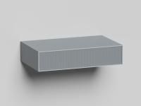 Подвесной модуль Salini Armonia 900x200 без выреза под сифон, сталь, 27A.1.900.200.11.0