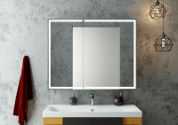 Зеркало-шкаф Континент Mirror Box LED 1000x800