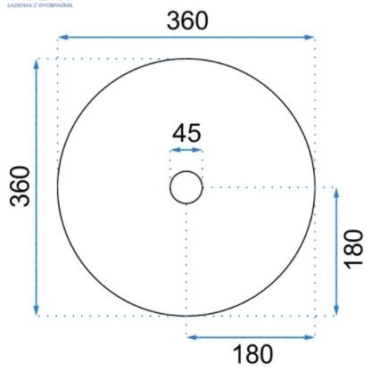 Умывальник Rea Sami Marble Mat U8703