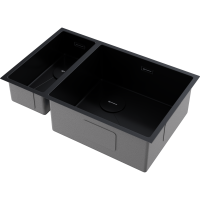 Кухонная мойка Omoikiri Taki 69-2-U/IF-R Side-GB нерж. сталь/графит 4993183