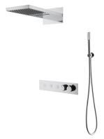 Встроенная душевая система Boheme Fusion с термостатом, трехпозиционная CHROME, 131-CR