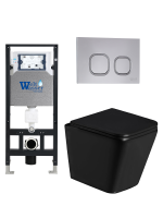 Комплект инсталляции с унитазом Weltwasser AMBERG 506 + GELBACH 043 GL-BL + AMBERG RD-CR