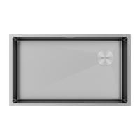 Мойка Paulmark NEXT-SKEW 74 UNI PM887444-BS 440х740х200 мм, нержавеющая сталь, нержавеющая сталь