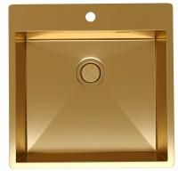 Кухонная мойка Reflexion Iseo RX2250GD брашированное золото