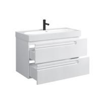 Тумба под умывальник Belux подвесная Стокгольм 90-02 Белый глянцевый