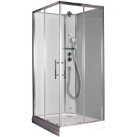 Душевая кабина Timo Premium ILMA 101  с крышей, хамам и стульчиком 100*100*222