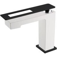 Смеситель для умывальника Boheme Q 141-WB White Black