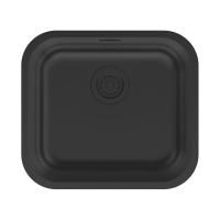 Мойка Paulmark VELLO 48 UNI VE48-MBN 480х430х180 мм, нержавеющая сталь, матовый черный NANO-PVD