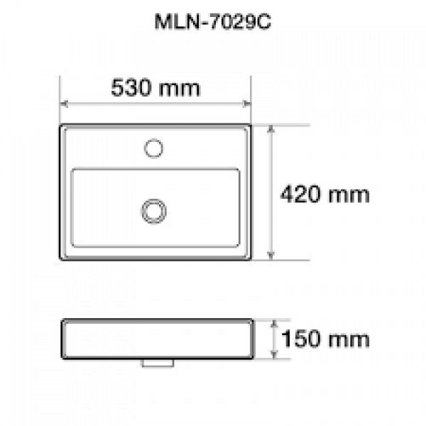 Раковина MELANA MLN-7029C