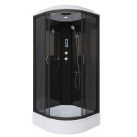 Душевая кабина Niagara Classic NG-6501-14P (90х90х215) средний поддон(26см),черный,стекло тонированное