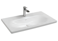 Раковина накладная ISVEA Sistema 81см белый глянцевый 10SS50081SV