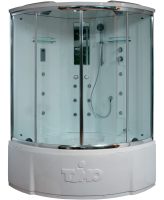 Душевая кабина Timo Lux T-7735 Clean Glass  135*135*230, турецкая баня хамам