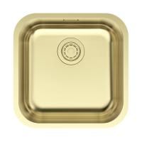 Мойка Paulmark VELLO 44 UNI VE44-LG 446х446х180 мм, нержавеющая сталь, светлое золото