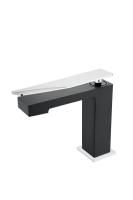 Смеситель для умывальника Boheme Q 141-BCR-Q2  Black Chrom