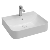 Раковина Isvea Sott'Aqua 61 см накладная цвет белый 10SQ51061SV