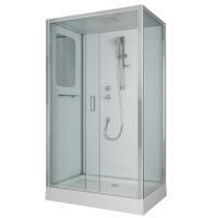 Душевая кабина Niagara Premium NG-6012-01QR (120х80х210) низкий поддон(16 см),стекло прозрачное,4 места