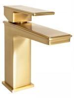 Cмеситель для раковины Hansberge H1070 Золото матовый