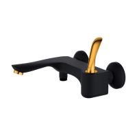 Смеситель для ванны D&K Venice DA1033259, черный/золото