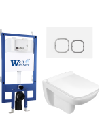 Комплект инсталляции с унитазом Weltwasser BAMBERG 545 + KEHLBACH 004 GL-WT + BAMBERG WT