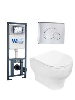 Комплект инсталляции с унитазом Weltwasser MARBERG 410 + ERLENBACH 004 GL-WT + MAR 410 RD-CR