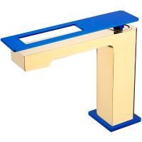 Смеситель для умывальника Boheme Q  141-GUW Gold Ultramarine