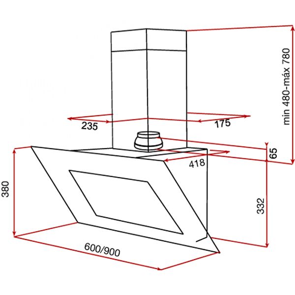 Кухонная вытяжка TEKA DVT 680 W