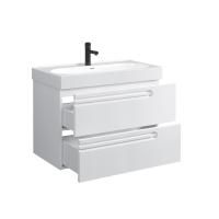 Тумба под умывальник Belux подвесная Стокгольм 80-02 Белый глянцевый