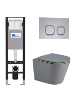 Комплект инсталляции с унитазом Weltwasser AMBERG 350 + SALZBACH 041 MT-GR + AMBERG RD-CR