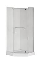 Душевой уголок Taliente TA-10103-1CP 100х100 стекло прозрачное 6 мм