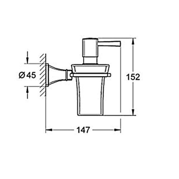 Дозатор для мыла Grohe Grandera 40627000 хром