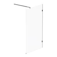 W94WI-110-F1-BTE Душевая перегородка AM.PM X-Joy 110x195, стекло прозр. 6 мм + покрытие, фурнитура черный