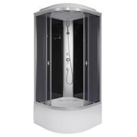 Душевая кабина Niagara Eco E100/40/TN (100х100х215) высокий поддон(40см),стекло тонированное,4 места