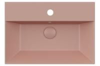 Раковина ISVEA SistemaZ Frame накладная 600*420*132 1 цвет лососевый матовый 10SF50060SV-2S