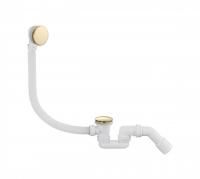 Автоматический сливы-перелив для ванны Grocenberg GB230 Золото глянец