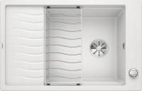 Кухонная мойка Blanco Elon XL 6S SILGRANIT PuraDur клапан-автомат InFino Белый
