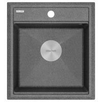 Мойка Paulmark STEPIA 45 PM114651-DG 510х460х200 мм, IT-GRANIT, графит