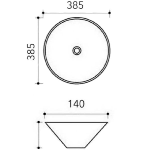 Раковина MELANA MLN-7020-B1+B18 (T4006HB1+B18 ) (сине-черная)